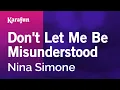 Download Lagu Karaoke Don't Let Me Be Misunderstood - Nina Simone *