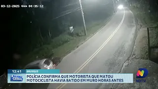Polícia revela que motorista envolvido em morte havia batido horas antes