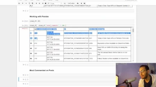 Lesson-04 Most Commented on Posts - Facebook Data Analysis with Python