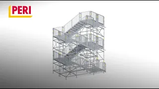 SCAFFOLDING PERI UP Public Stair EN