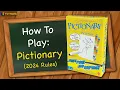 How to play Pictionary 2024 Rules