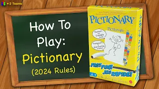 How to play Pictionary 2024 Rules