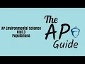 AP Environmental Science Unit 3 Populations