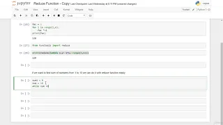 lesson32 Reduce Function