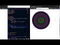 P5 js Animation Multi-Colored Concentric Circles