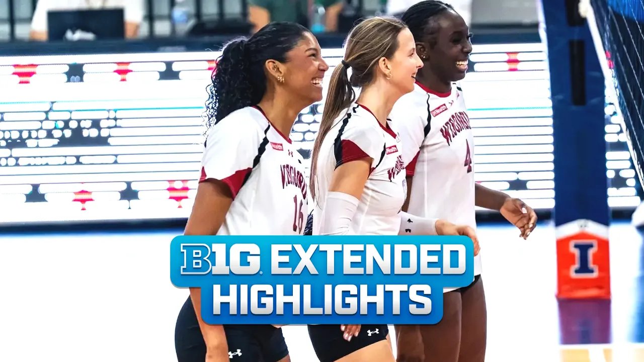 Maryland at Wisconsin | Extended Highlights | Big Ten Volleyball | 10/16/2026