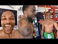 Russell Westbrook and Kevin Hart Go Head to Head in a Workout