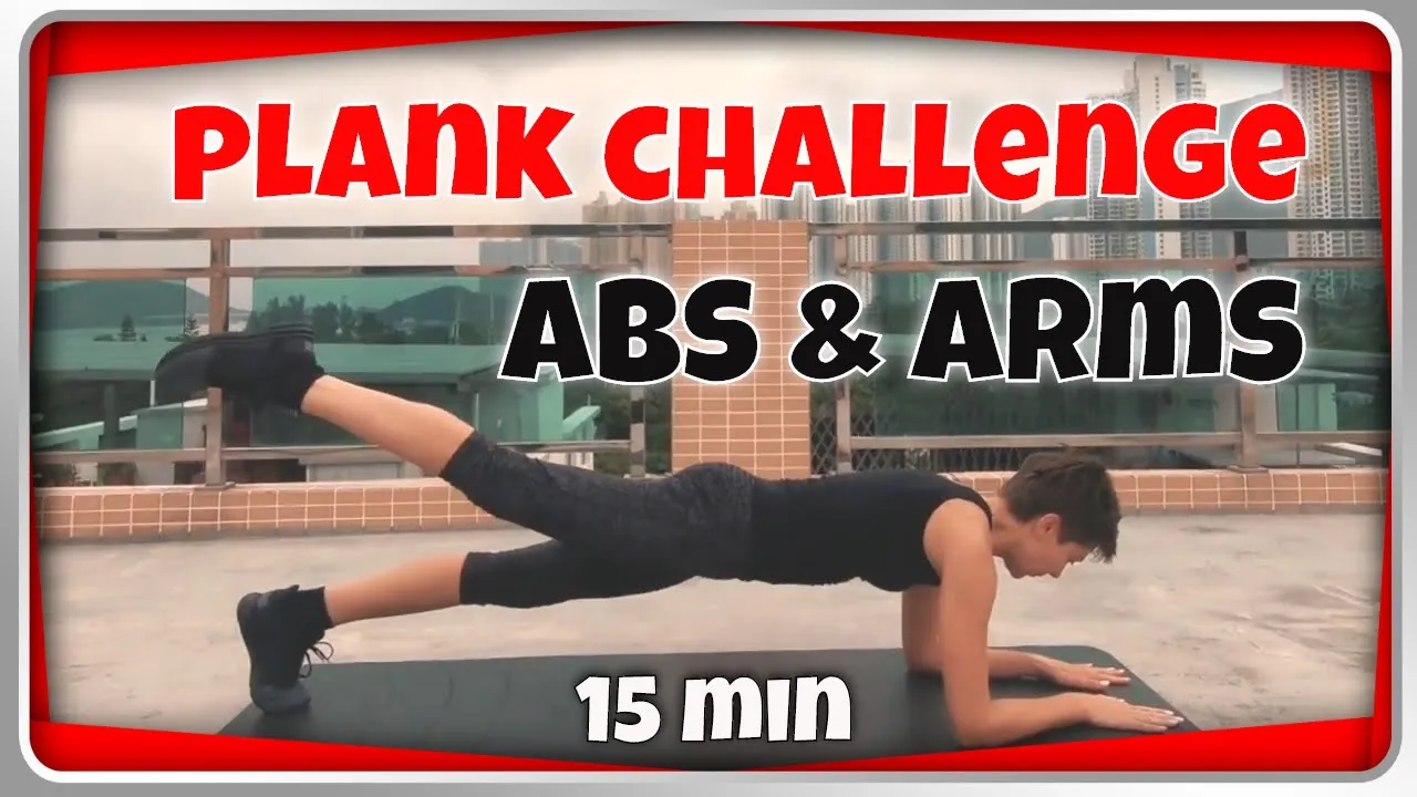 15 min PLANK CHALLENGE / STABILIZE CORE TONE ARMS Workout/ Chill The WorkOut / dynamic plank workout