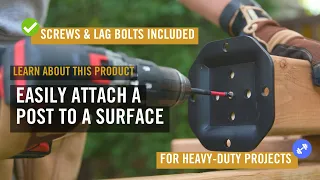 Easily stabilize attach your post to your deck or surface Learn about our Product WPCP4B