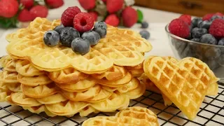 HIMMLISCHE WAFFELN IN NUR 10 MINUTEN | Waffelteig/Grundrezept | YUMMY 🧇. 