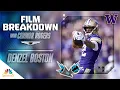 Denzel Boston dominates with physical prowess and football IQ Big Ten Film Breakdown NBC Sports