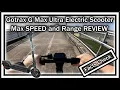 Gotrax G Max Ultra Electric Scooter Max SPEED and Range REVIEW