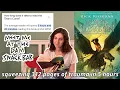 I Tried Reading The Titan s Curse In 5 Hours GET READY FOR PERCY JACKSON AND THE OLYMPIANS 6