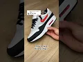 Nike Air Max 1 Lacing Tutorial (Reverse Lacing) 🥶🤩