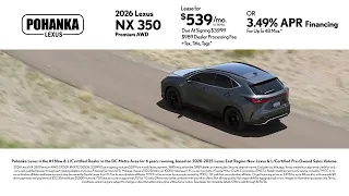 Pohanka Lexus of Chantilly August 2026 NX 350 Special