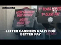USPS letter carriers join nationwide rally for better pay in Michigan