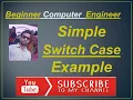 Switch Case Statement in C Simple calculator in Switch Case Statement Programming in C