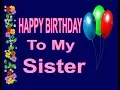 Download Lagu Happy Birthday To My Sister