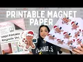 Testing Printable Magnet Paper - Fail Koala Paper Crafty vlog