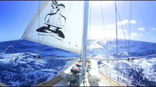 Sailing in 360 (VR) to Ascension Island- Sailing Vessel Delos