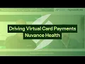 Driving Virtual Card Payments Nuvance Health