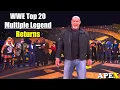 Lagu WWE Top 20 Shocking Multiple Legend Returns