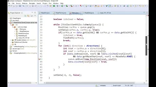 Java Maze Solver 5 Display Result