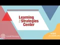 Learning Strategies Center Cornell University