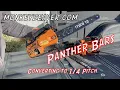 Converting your chainsaw to run Panther Pitch