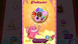 Candy Crush Trolltastic Troll Favors rewards for collecting red candy