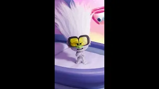 cutest little flower man Trolls Band Together is now playing on Netflix