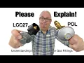LCC 27 vs POL Gas Fitting - What s the difference