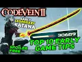Top 10 Tips to get OP EARLY in CODE VEIN II Play Tester Tips for New Players in CODE VEIN 2