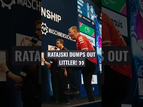 Ratajski beats Littler in Dortmund! π | 2026 Machineseeker European Championship