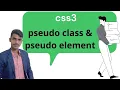 css3 pseudo class pseudo element css3 course bangla Shamim point