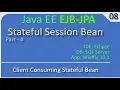 Stateful Session Bean Part 4 Client Code JavaEE EJB JPA Tutorials