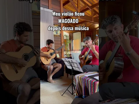 Meu violão ficou magoado e até chorou