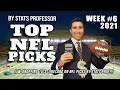 JAW-DROPPING 15-3-1 RECORD ON NFL PICKS BY STATS PROF BEST BETS WEEK 6