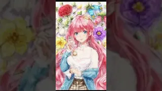 أجمل صور انمي بشعر وردي 