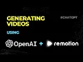 Can ChatGPT create s with Code ReMotion with React