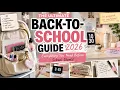 The Ultimate Back-to-School Guide 2026 Everything You Need Before School Starts