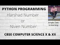 20 Python program to determine whether the given number is a Harshad Number or niven number Hindi