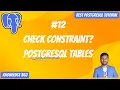 Constraints in PostgreSQL Check Constraints in PostgreSQL PostgreSQL Full Playlist