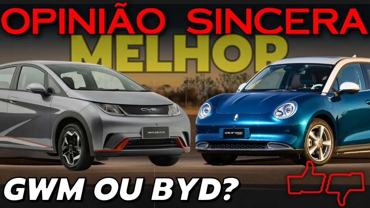 Qual melhor CARRO Elétrico BARATO a venda? GWM Ora, BYD Dolphin, Jac e-JS1, Renault Kwid? Escolha