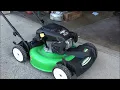 Another common PROBLEM with KOHLER 149cc XT model engine on LAWNBOY AWD ALL WHEEL DRIVE lawnmower