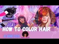 Hair Color Application turorial Ion color brillance for beginners How to at home