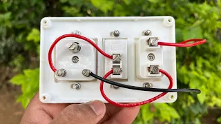 Mini switch board wiring with fuse protection π|