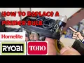 How to replace a weed eater Primer bulb