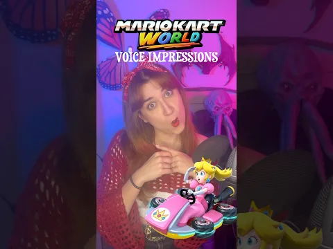 Mario Kart World VOICE IMPRESSIONS 🐮🚗💨 #mariokart #switch2 #voiceimpressions #voiceactor