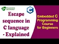 Escape sequence in C